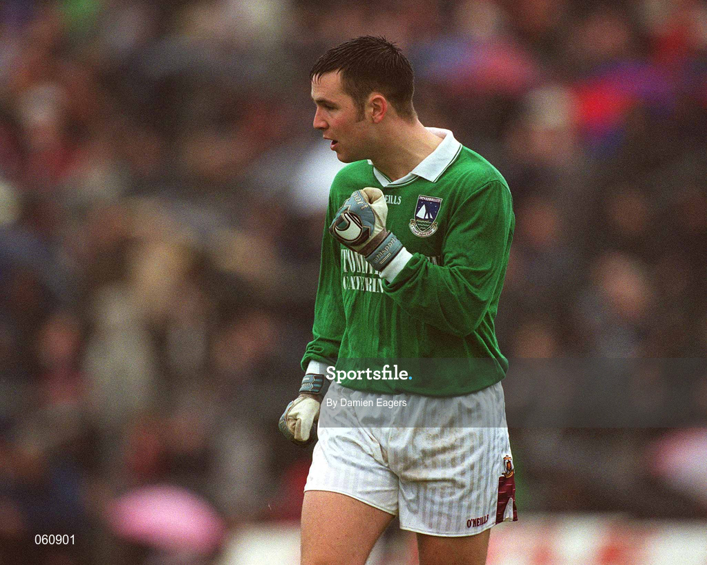21 April 2001; Galway goalkeeper Padraig Lally during the Allianz GAA National Football League Division 1 Semi-Final match between Galway and Sligo in Dr Hyde Park in Roscommon. Photo by Damien Eagers/Sportsfile
