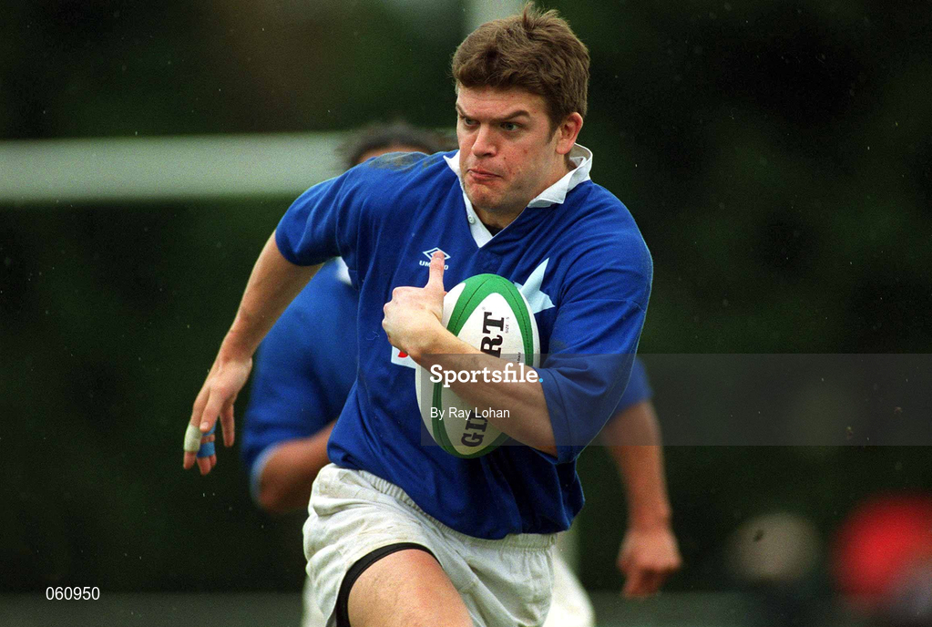 21 April 2001; John McWeeney of St Mary's College during the AIB All-Ireland League Division 1 match between St Mary's College and Ballymena at Templeville Road in Dublin. Photo by Ray Lohan/Sportsfile
