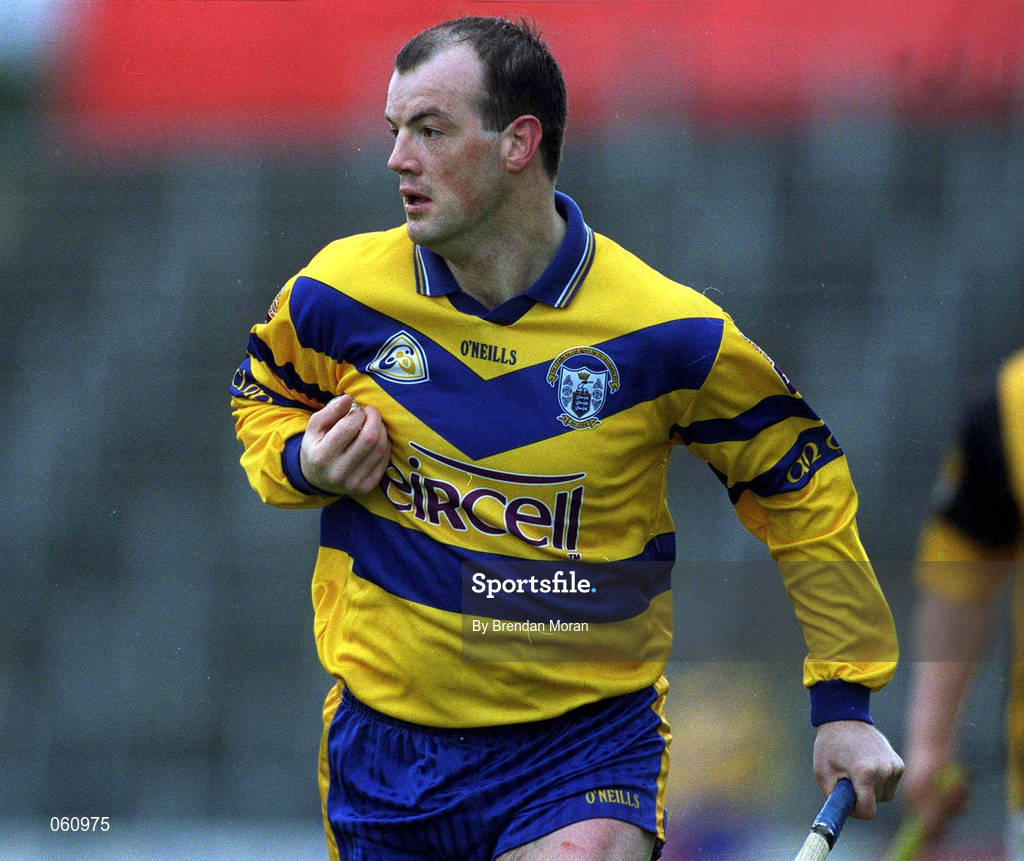 29 April 2001; Ollie Baker of Clare during the Allianz GAA National Hurling League Division 1 Semi-Final match between Clare and Kilenny at Semple Stadium in Thurles, Tipperary. Photo by Brendan Moran/Sportsfile