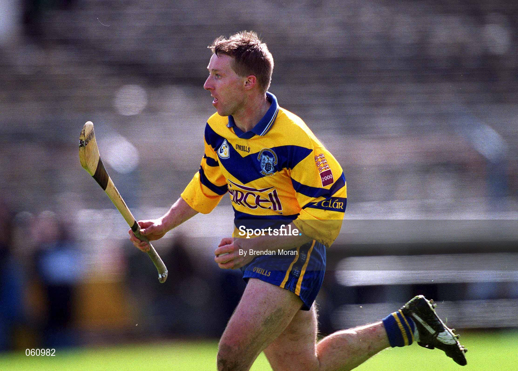 29 April 2001; Jamesie O'Connor of Clare during the Allianz GAA National Hurling League Division 1 Semi-Final match between Clare and Kilenny at Semple Stadium in Thurles, Tipperary. Photo by Brendan Moran/Sportsfile