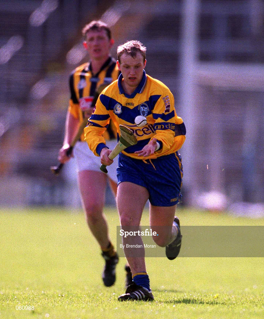 29 April 2001; Gearoid Considine of Clare during the Allianz GAA National Hurling League Division 1 Semi-Final match between Clare and Kilenny at Semple Stadium in Thurles, Tipperary. Photo by Brendan Moran/Sportsfile