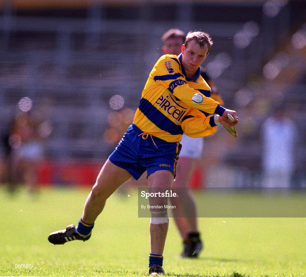 29 April 2001; Gearoid Considine of Clare during the Allianz GAA National Hurling League Division 1 Semi-Final match between Clare and Kilenny at Semple Stadium in Thurles, Tipperary. Photo by Brendan Moran/Sportsfile