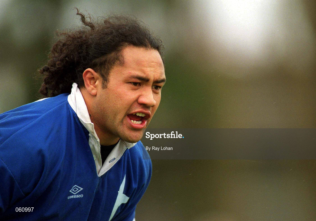 21 April 2001; Eddie Hekenui of St Mary's College during the AIB All-Ireland League Division 1 match between St Mary's College and Ballymena at Templeville Road in Dublin. Photo by Ray Lohan/Sportsfile