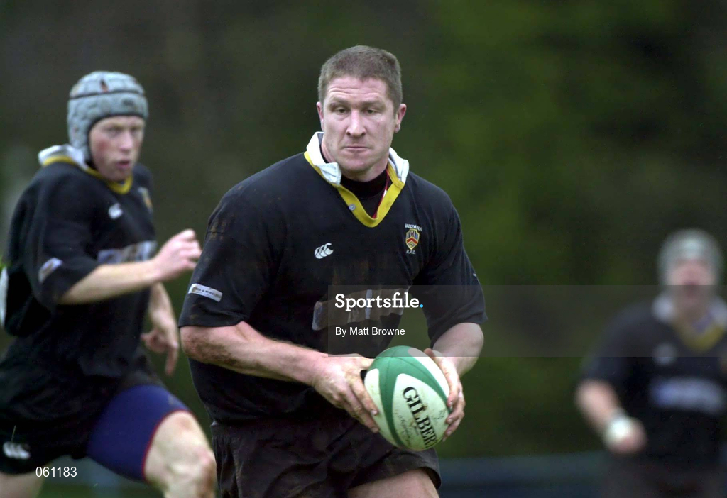 14 April 2001; Russell Nelson of Ballymena during the AIB League Division One match between Ballymena and Galwegians at Ballymena Rugby Club in Antrim. Photo by Matt Browne/Sportsfile