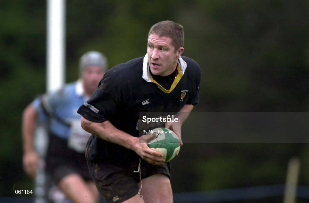14 April 2001; Russell Nelson of Ballymena during the AIB League Division One match between Ballymena and Galwegians at Ballymena Rugby Club in Antrim. Photo by Matt Browne/Sportsfile