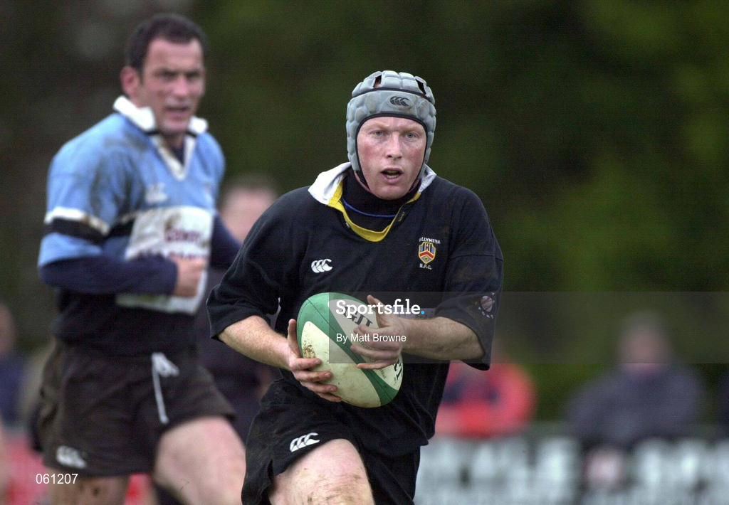 14 April 2001; Neill Doak of Ballymena during the AIB League Division One match between Ballymena and Galwegians at Ballymena Rugby Club in Antrim. Photo by Matt Browne/Sportsfile