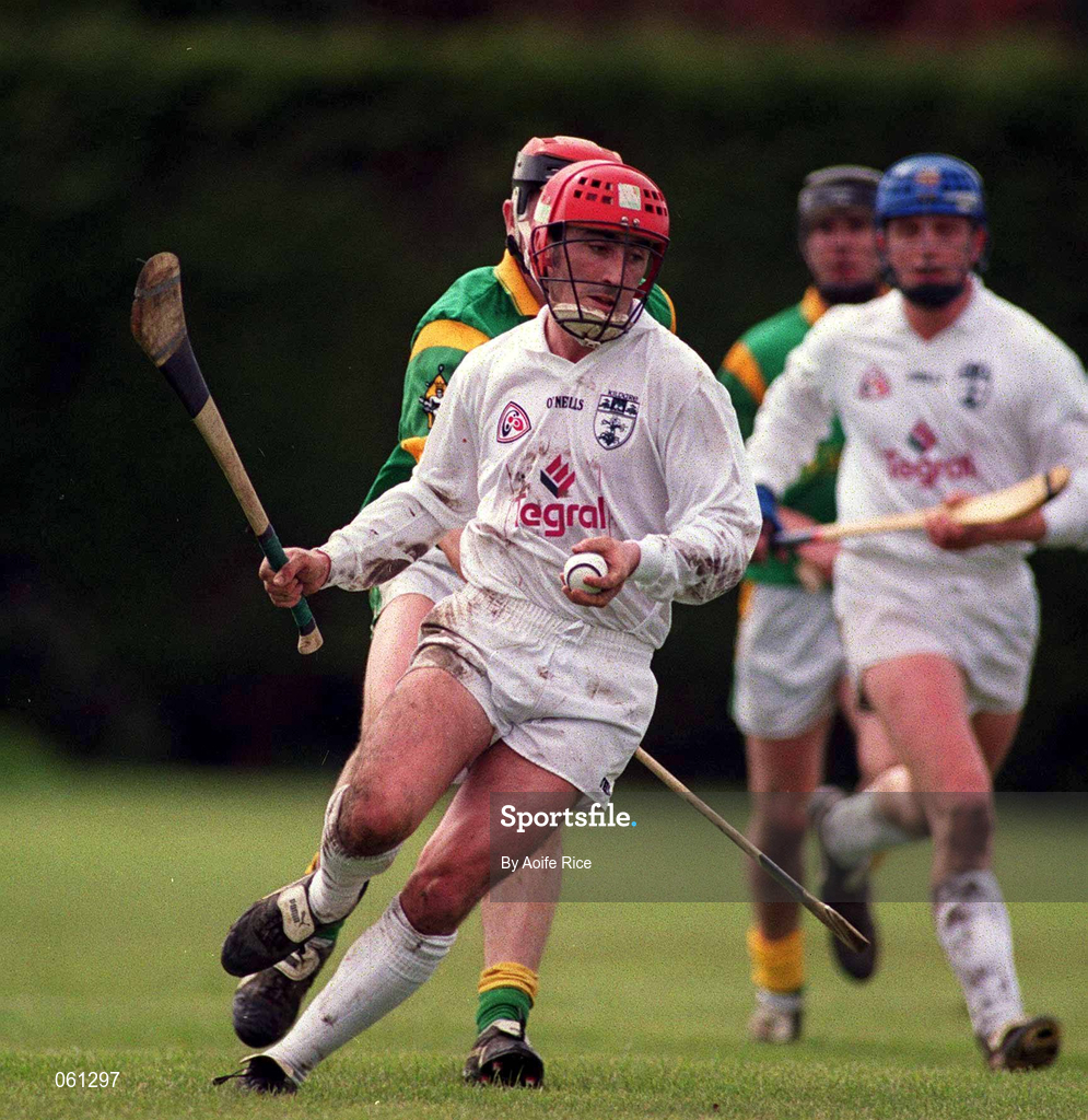 29 April 2001; Niall O'Callaghan of Kildare during the Guinness Leinster Senior Hurling Championship Preliminary Round match between Kildare and Meath at Conneff Park in Clane, Kildare. Photo by Aoife Rice/Sportsfile