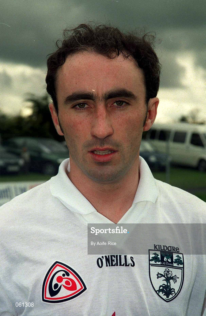 29 April 2001; Niall O'Callaghan of Kildare before the Guinness Leinster Senior Hurling Championship Preliminary Round match between Kildare and Meath at Conneff Park in Clane, Kildare. Photo by Aoife Rice/Sportsfile