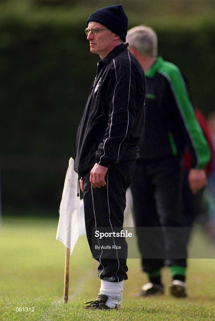 29 April 2001; Kildare manager Morgan Lalor during the Guinness Leinster Senior Hurling Championship Preliminary Round match between Kildare and Meath at Conneff Park in Clane, Kildare. Photo by Aoife Rice/Sportsfile