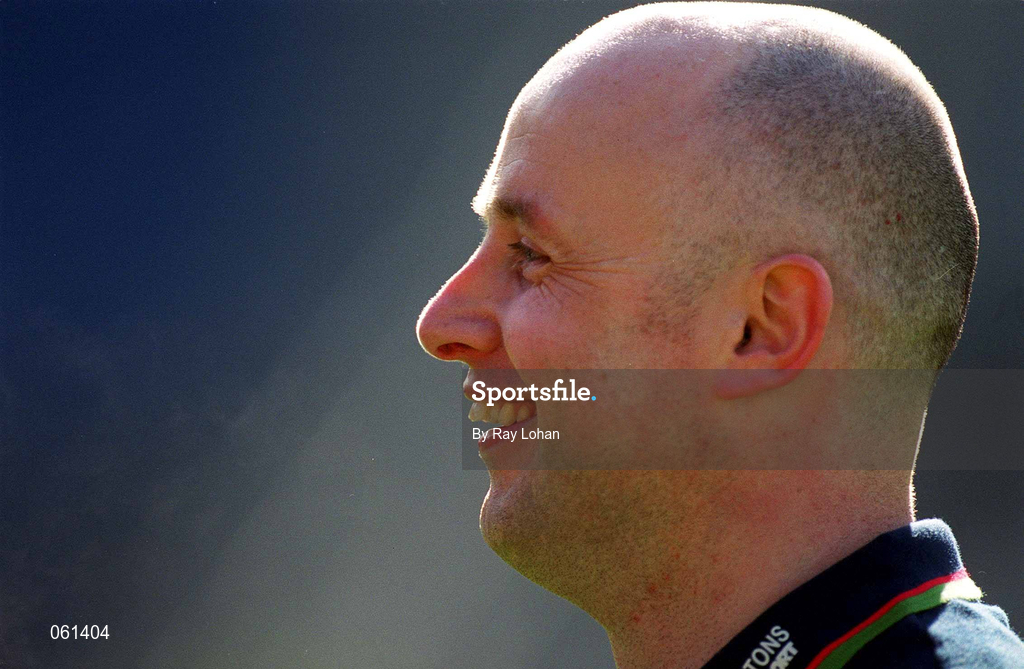 29 April 2001; Mayo manager Pat Holmes after the Allianz GAA National Football League Division 1 Final match between Mayo and Galway at Croke Park in Dublin. Photo by Ray Lohan/Sportsfile