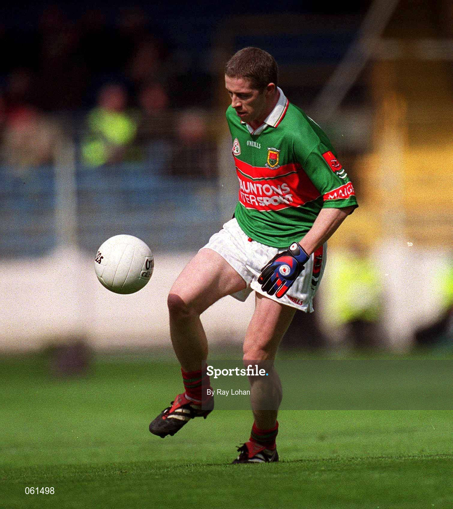 29 April 2001; Stephen Carolan of Mayo during the Allianz GAA National Football League Division 1 Final match between Mayo and Galway at Croke Park in Dublin. Photo by Ray Lohan/Sportsfile