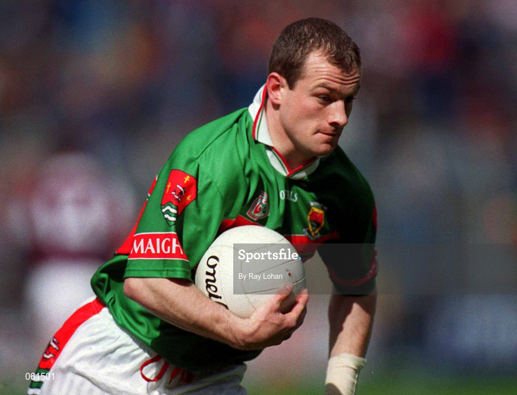29 April 2001; Marty McNicholas of Mayo during the Allianz GAA National Football League Division 1 Final match between Mayo and Galway at Croke Park in Dublin. Photo by Ray Lohan/Sportsfile