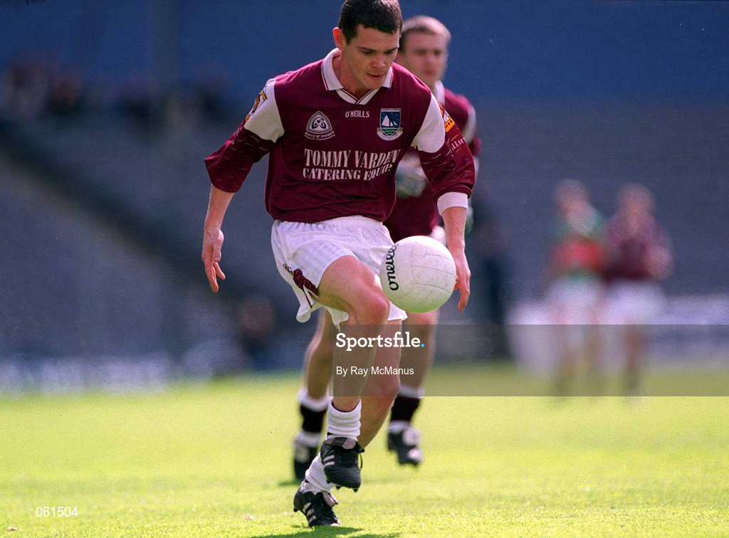 29 April 2001; Declan Meehan of Galway during the Allianz GAA National Football League Division 1 Final match between Mayo and Galway at Croke Park in Dublin. Photo by Ray McManus/Sportsfile