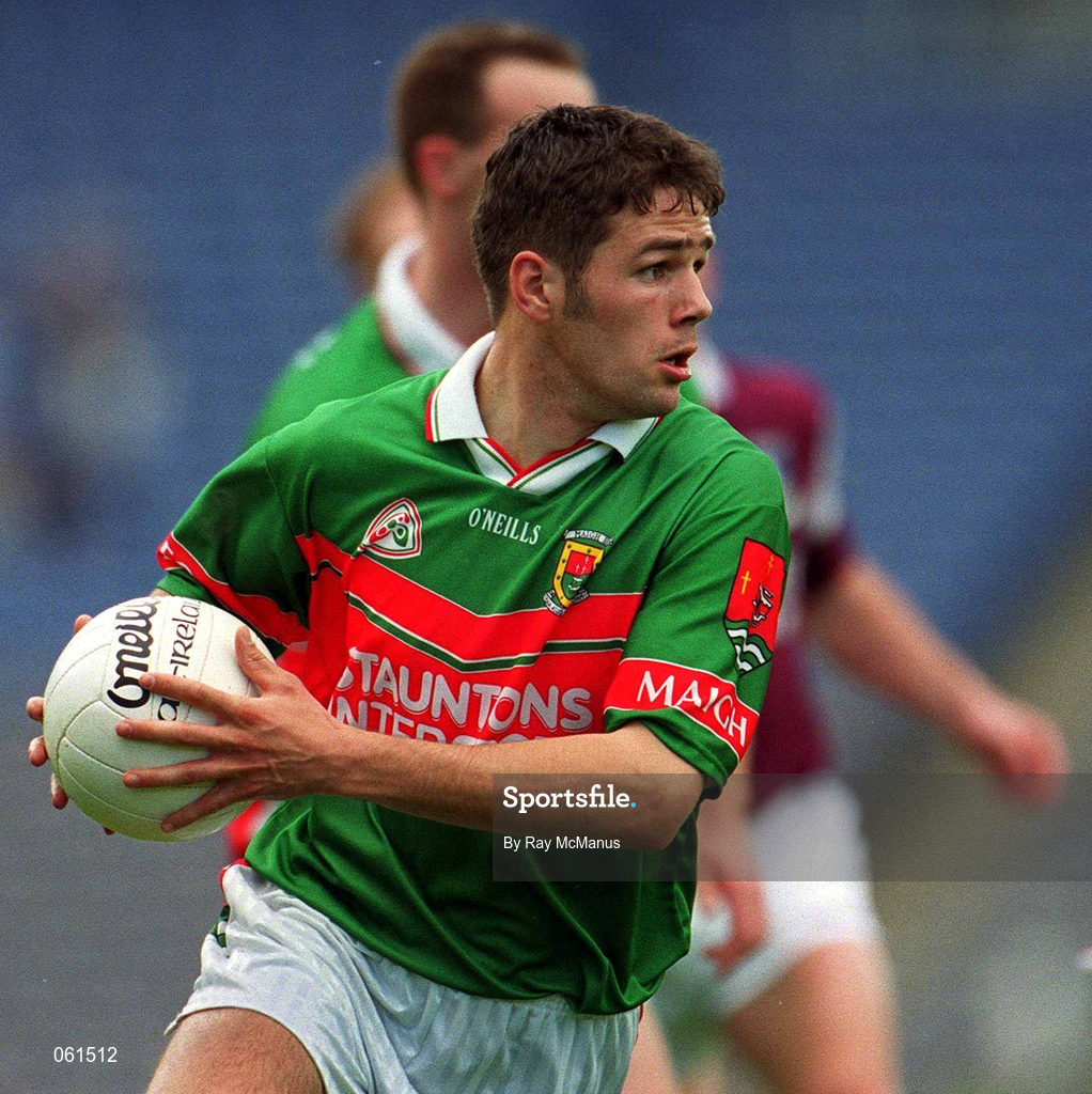 29 April 2001; James Gill of Mayo during the Allianz GAA National Football League Division 1 Final match between Mayo and Galway at Croke Park in Dublin. Photo by Ray McManus/Sportsfile