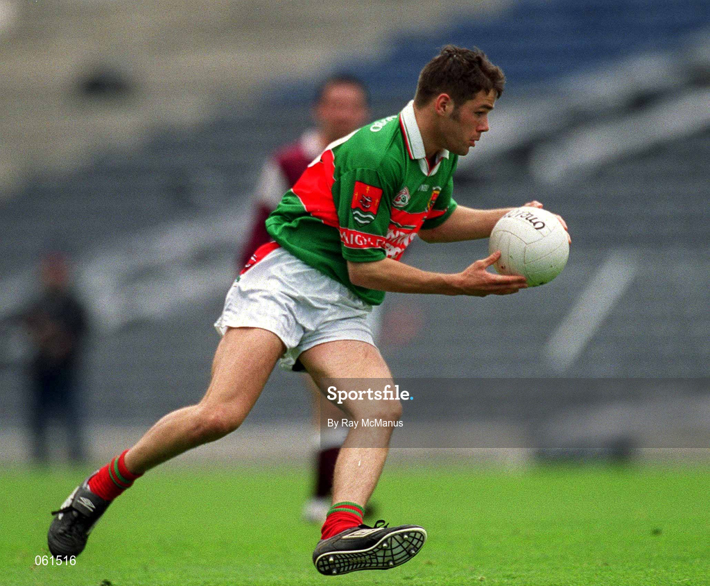 29 April 2001; James Gill of Mayo during the Allianz GAA National Football League Division 1 Final match between Mayo and Galway at Croke Park in Dublin. Photo by Ray McManus/Sportsfile