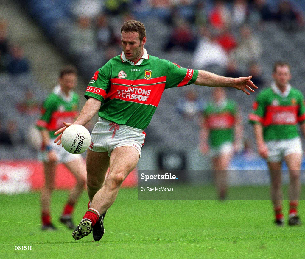 29 April 2001; Colm McManaman of Mayo during the Allianz GAA National Football League Division 1 Final match between Mayo and Galway at Croke Park in Dublin. Photo by Ray McManus/Sportsfile