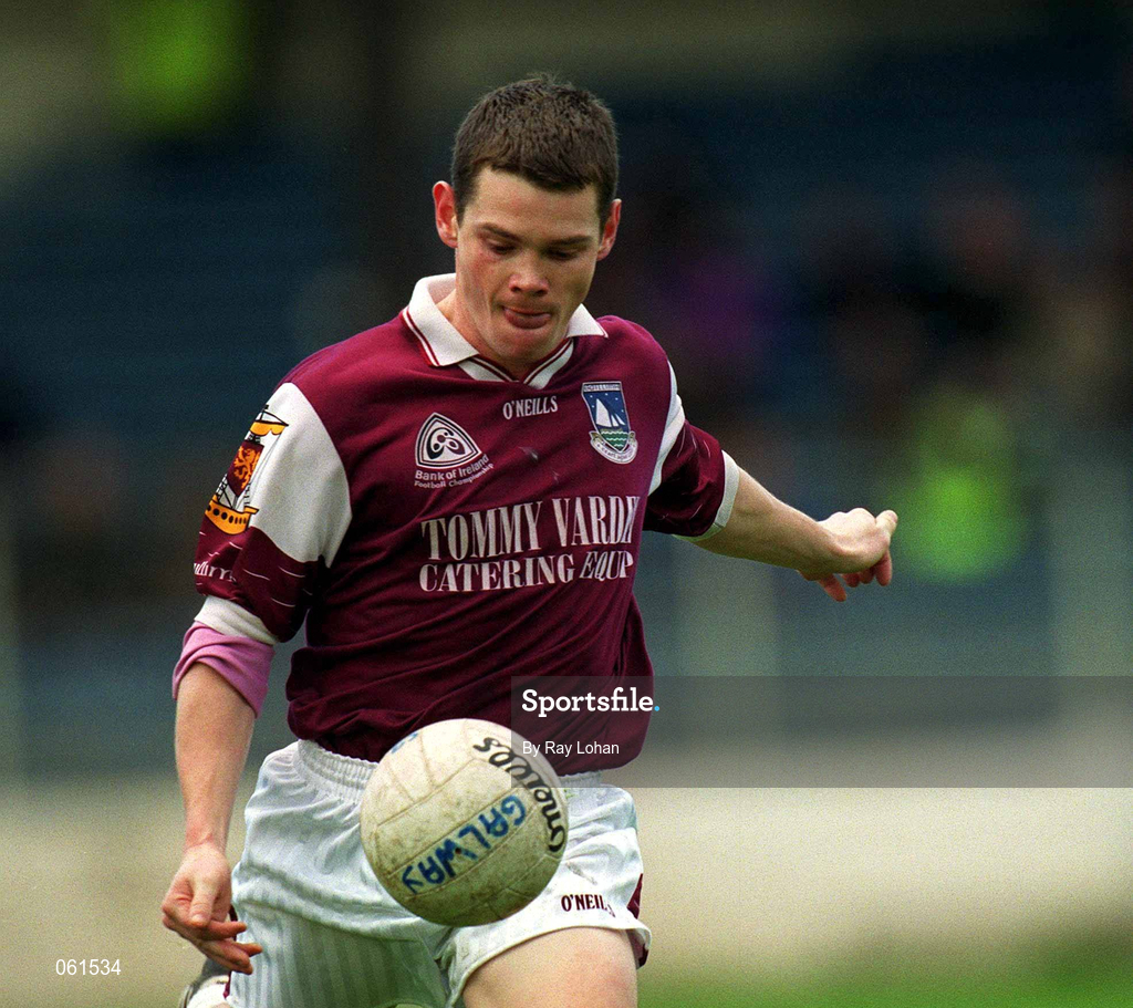29 April 2001; Declan Meehan of Galway during the Allianz GAA National Football League Division 1 Final match between Mayo and Galway at Croke Park in Dublin. Photo by Ray Lohan/Sportsfile