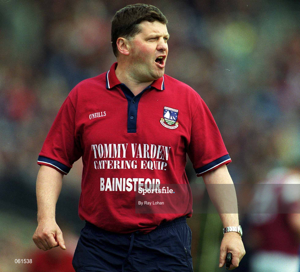 29 April 2001; Galway manager John O'Mahony during the Allianz GAA National Football League Division 1 Final match between Mayo and Galway at Croke Park in Dublin. Photo by Ray Lohan/Sportsfile