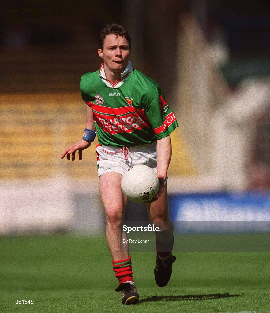 29 April 2001; Fergal Costello of Mayo during the Allianz GAA National Football League Division 1 Final match between Mayo and Galway at Croke Park in Dublin. Photo by Ray Lohan/Sportsfile