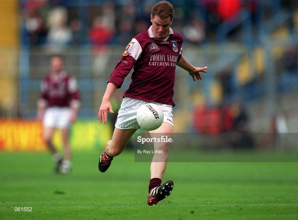 29 April 2001; Michael Donnellan of Galway during the Allianz GAA National Football League Division 1 Final match between Mayo and Galway at Croke Park in Dublin. Photo by Ray Lohan/Sportsfile