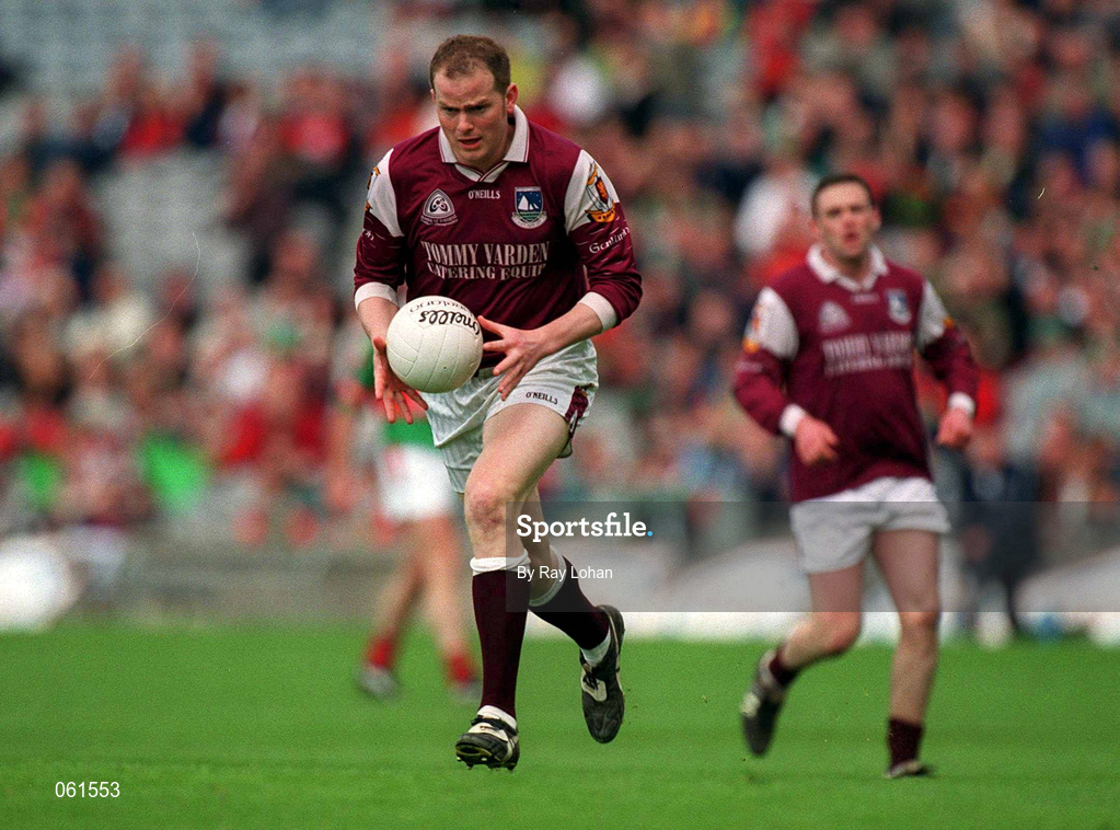 29 April 2001; John Donnellan of Galway during the Allianz GAA National Football League Division 1 Final match between Mayo and Galway at Croke Park in Dublin. Photo by Ray Lohan/Sportsfile