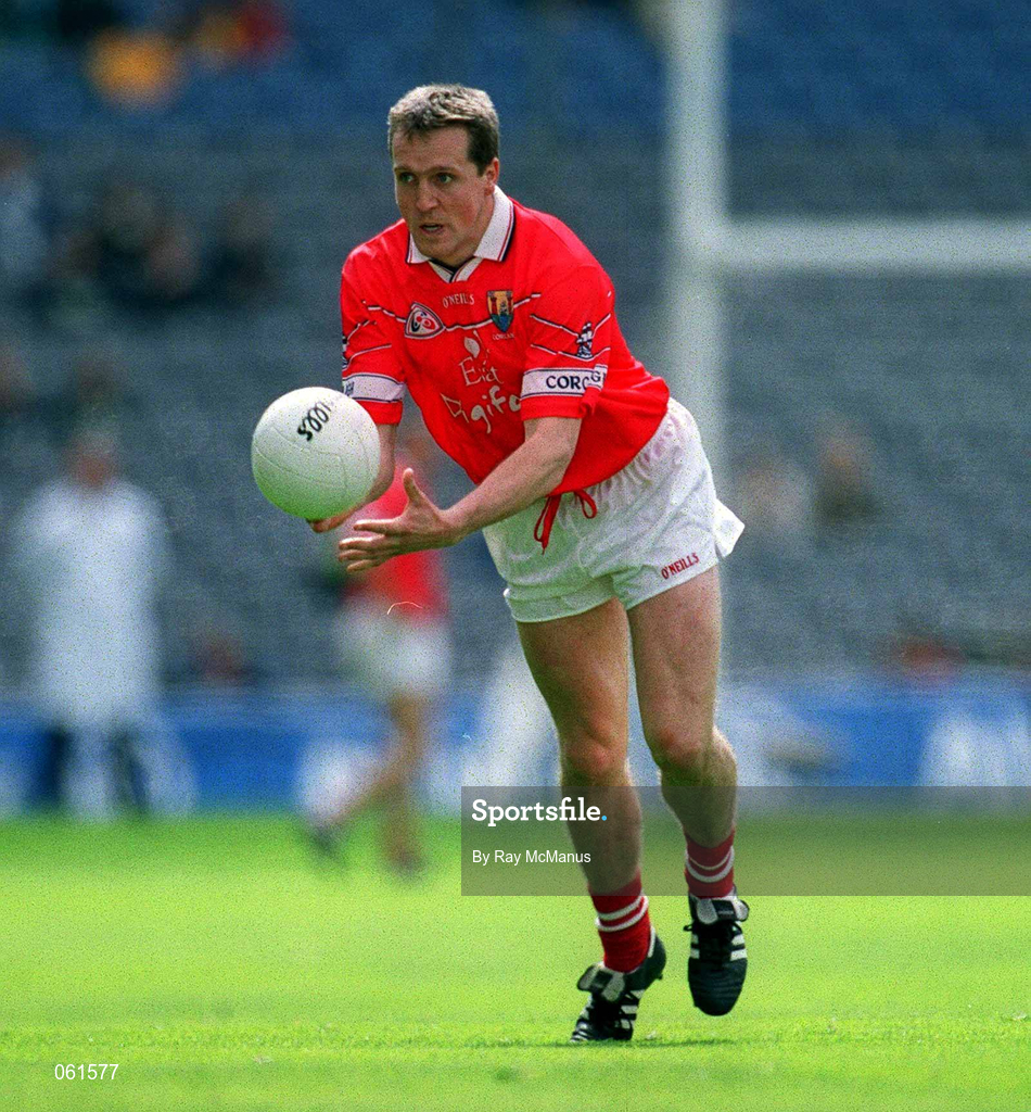 29 April 2001; Ciaran O'Sullivan of Cork during the Allianz GAA National Football League Division 2 Final match between Westmeath and Cork at Croke Park in Dublin. Photo by Ray McManus/Sportsfile