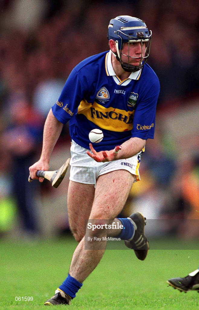 6 May 2001; Eoin Kelly  of Tipperary during the Allianz National Hurling League Final match between Tipperary and Clare at the Gaelic Grounds in Limerick. Photo by Ray McManus/Sportsfile