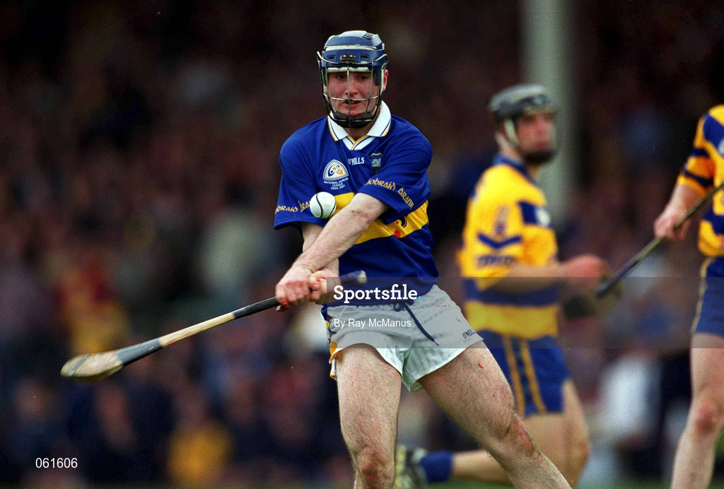 6 May 2001; Eoin Kelly of Tipperary during the Allianz National Hurling League Final match between Tipperary and Clare at the Gaelic Grounds in Limerick. Photo by Ray McManus/Sportsfile