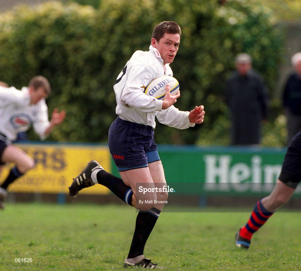 29 April 2001; Conor Mahony of Cork Constitution during the AIB All-Ireland League Rugby Division 1 match between Clontarf and Cork Constitution at Castle Avenue in Dublin. Photo by Matt Browne/Sportsfile