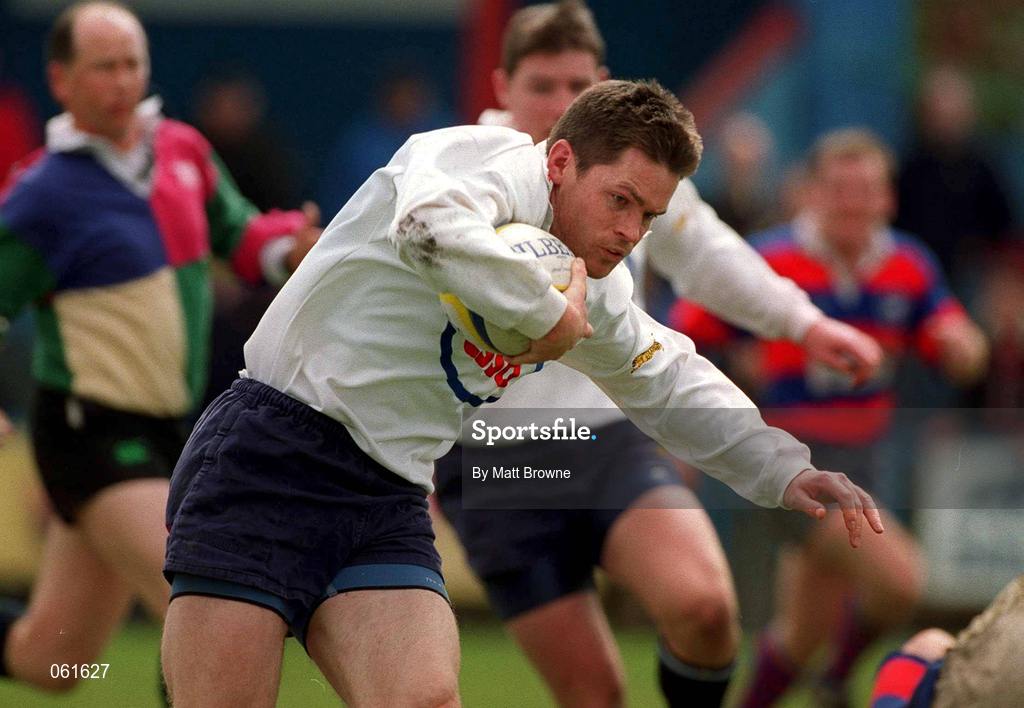 29 April 2001; Conor Mahony of Cork Constitution during the AIB All-Ireland League Rugby Division 1 match between Clontarf and Cork Constitution at Castle Avenue in Dublin. Photo by Matt Browne/Sportsfile
