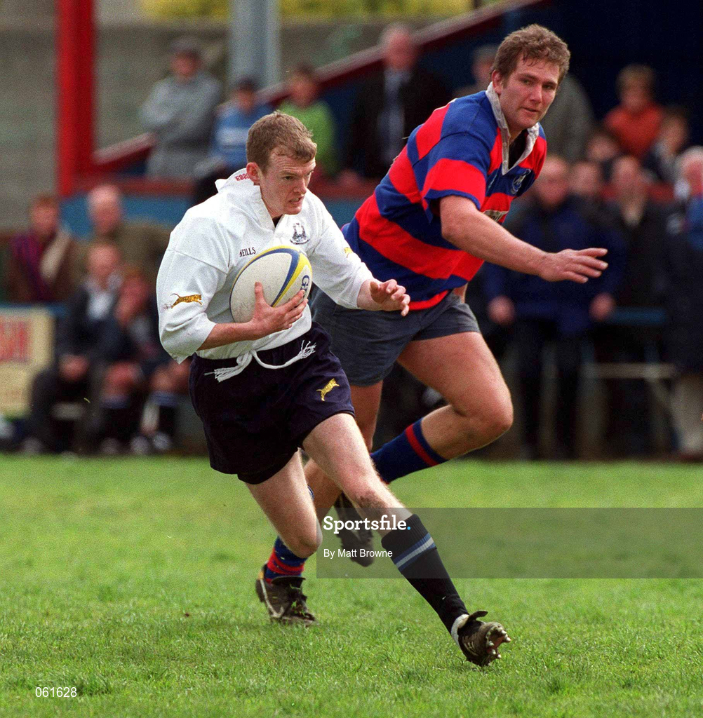 29 April 2001; John Fogarty of Cork Constitution during the AIB All-Ireland League Rugby Division 1 match between Clontarf and Cork Constitution at Castle Avenue in Dublin. Photo by Matt Browne/Sportsfile