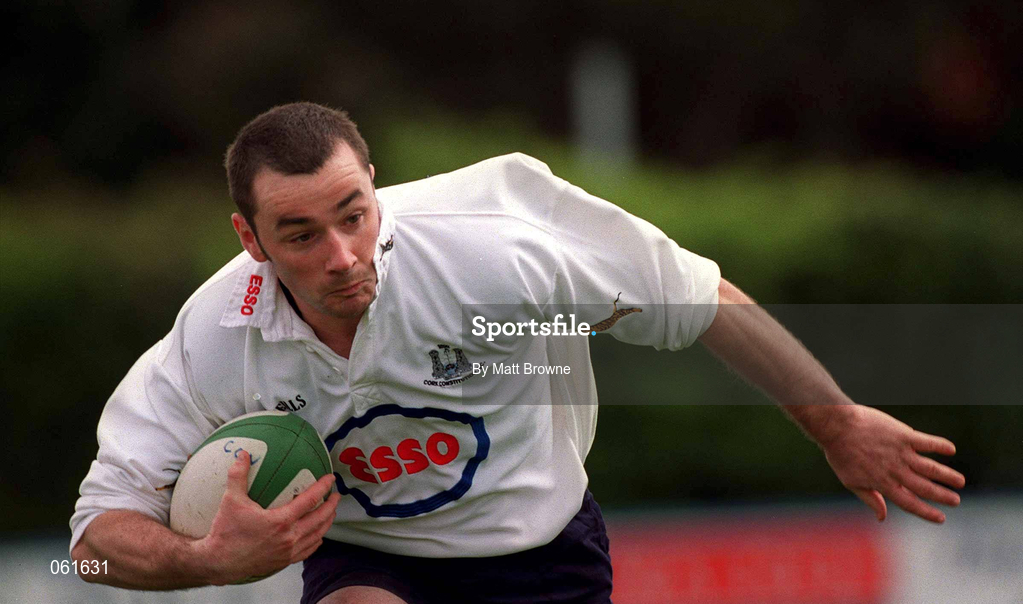29 April 2001; Derek Dillon of Cork Constitution during the AIB All-Ireland League Rugby Division 1 match between Clontarf and Cork Constitution at Castle Avenue in Dublin. Photo by Matt Browne/Sportsfile