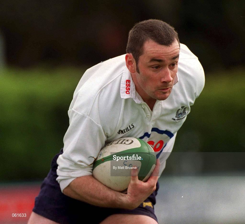 29 April 2001; Derek Dillon of Cork Constitution during the AIB All-Ireland League Rugby Division 1 match between Clontarf and Cork Constitution at Castle Avenue in Dublin. Photo by Matt Browne/Sportsfile