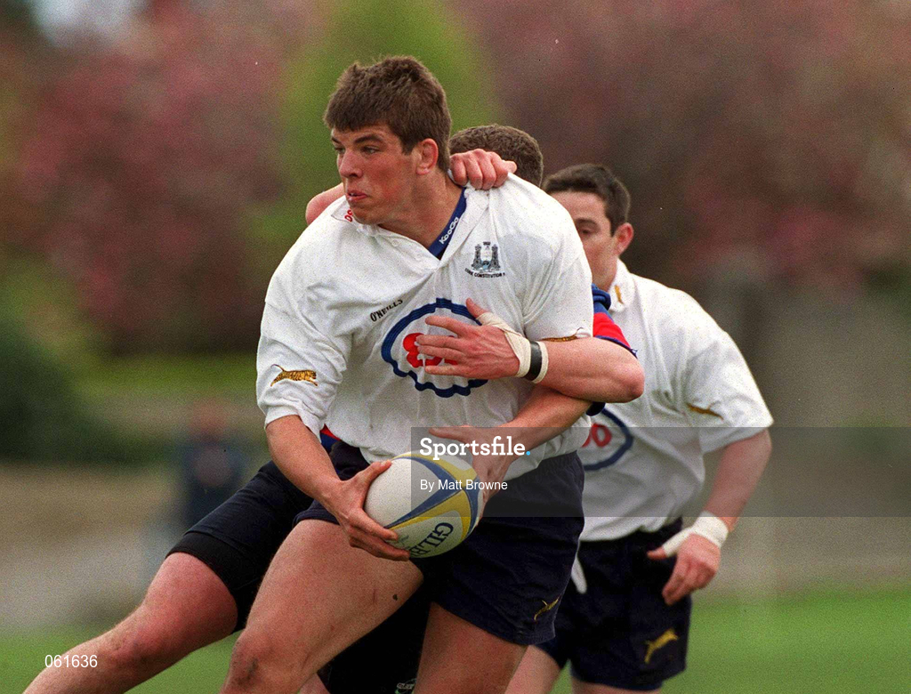 29 April 2001; Donncha O'Callaghan of Cork Constitution during the AIB All-Ireland League Rugby Division 1 match between Clontarf and Cork Constitution at Castle Avenue in Dublin. Photo by Matt Browne/Sportsfile