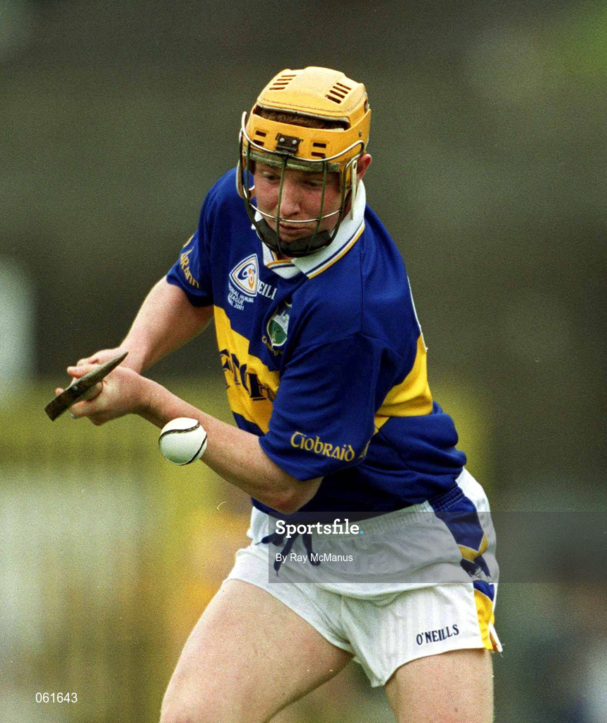 6 May 2001; Eamonn Corcoran of Tipperary during the Allianz National Hurling League Final match between Tipperary and Clare at the Gaelic Grounds in Limerick. Photo by Ray McManus/Sportsfile