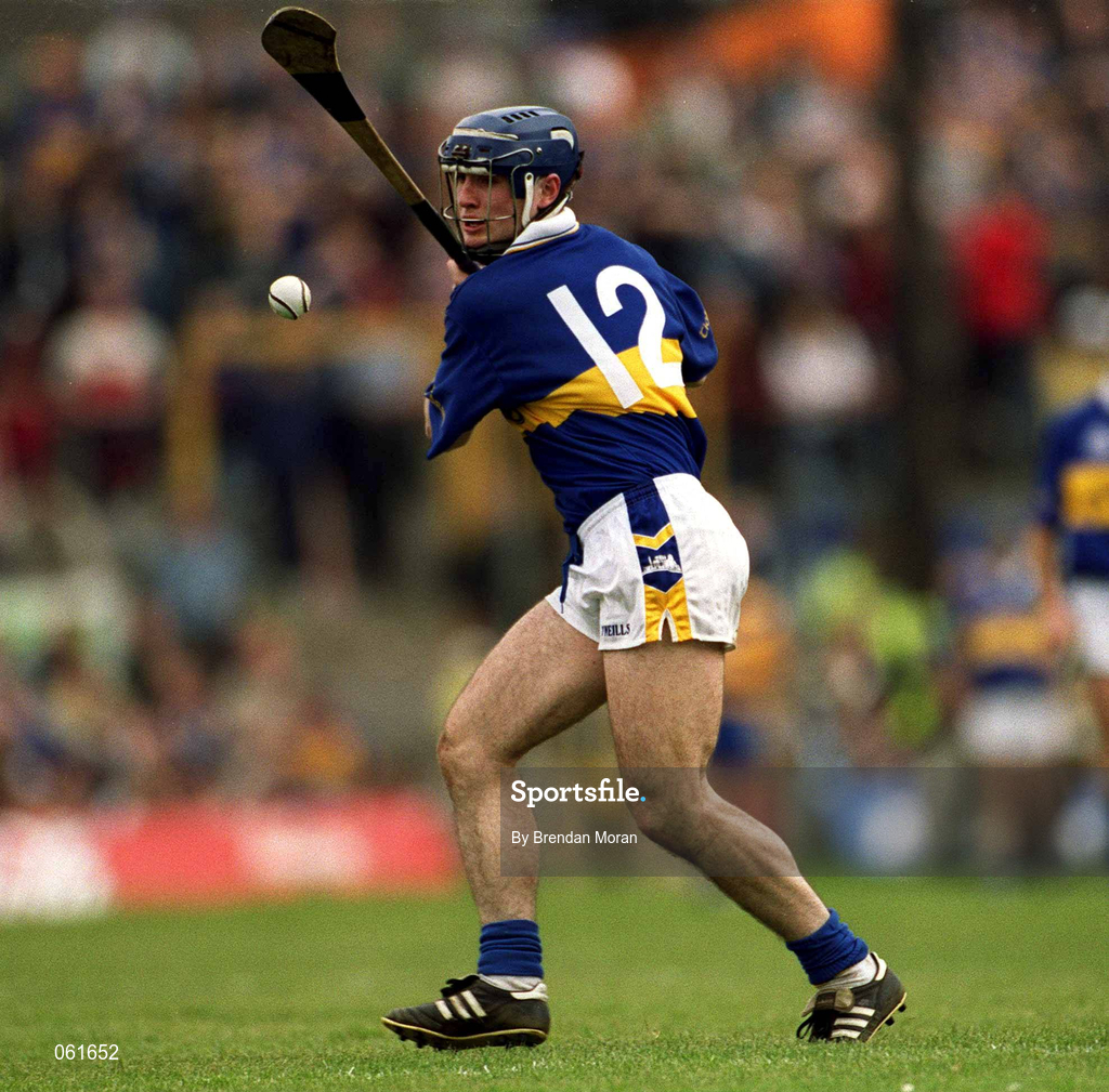 6 May 2001; Eoin Kelly of Tipperary during the Allianz National Hurling League Final match between Tipperary and Clare at the Gaelic Grounds in Limerick. Photo by Brendan Moran/Sportsfile