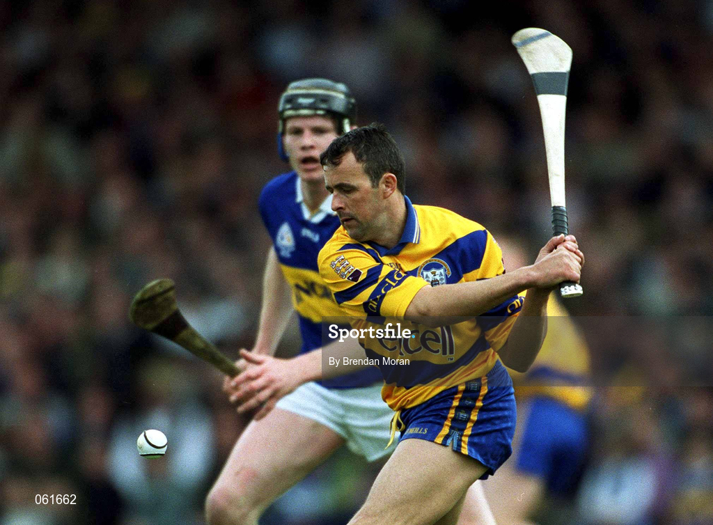 6 May 2001; P J O'Connell of Clare during the Allianz National Hurling League Final match between Tipperary and Clare at the Gaelic Grounds in Limerick. Photo by Brendan Moran/Sportsfile *** Local Caption ***