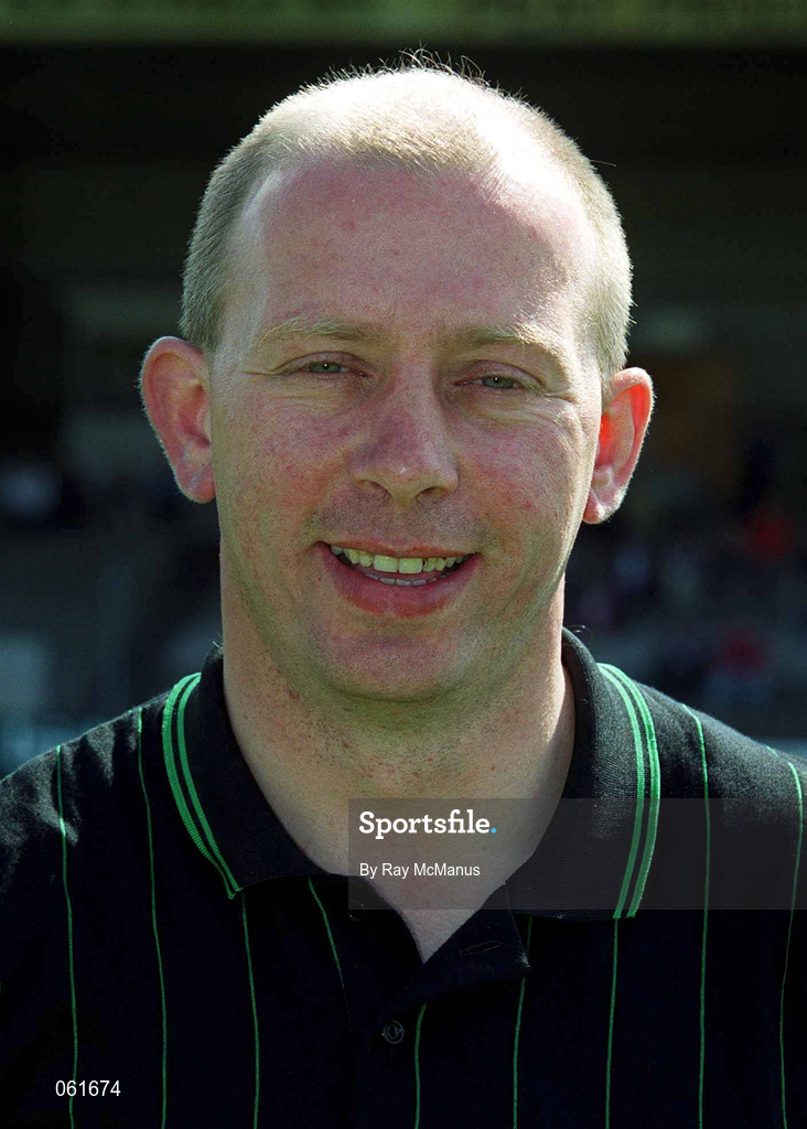 6 May 2001; Linesman Jim Sheridan before the Allianz National Hurling League Final match between Tipperary and Clare at the Gaelic Grounds in Limerick. Photo by Ray McManus/Sportsfile
