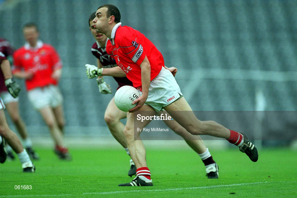 29 April 2001; John Miskella of Cork during the Allianz GAA National Football League Division 2 Final match between Westmeath and Cork at Croke Park in Dublin. Photo by Ray McManus/Sportsfile