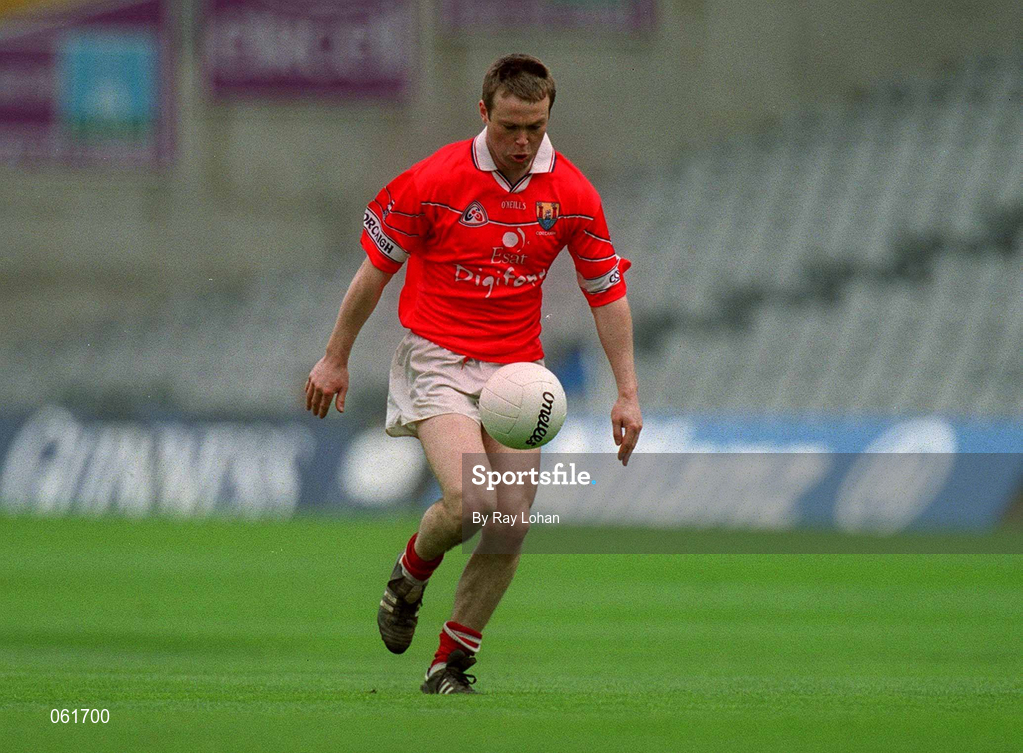 29 April 2001; Michael O'Donovan of Cork during the Allianz GAA National Football League Division 2 Final match between Westmeath and Cork at Croke Park in Dublin. Photo by Ray Lohan/Sportsfile