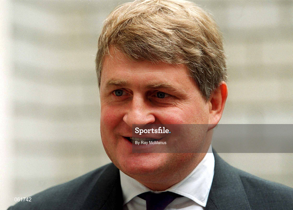 30 April 2001; Denis O'Brien, Chairman of the Organising Committee of the 2003 World Special Olympics which are being held in Ireland, at the 2003 Special Olympics World Games Host Town programme launch at the Bank of Ireland's Arts Centre in Dublin. Photo by Ray McManus/Sportsfile