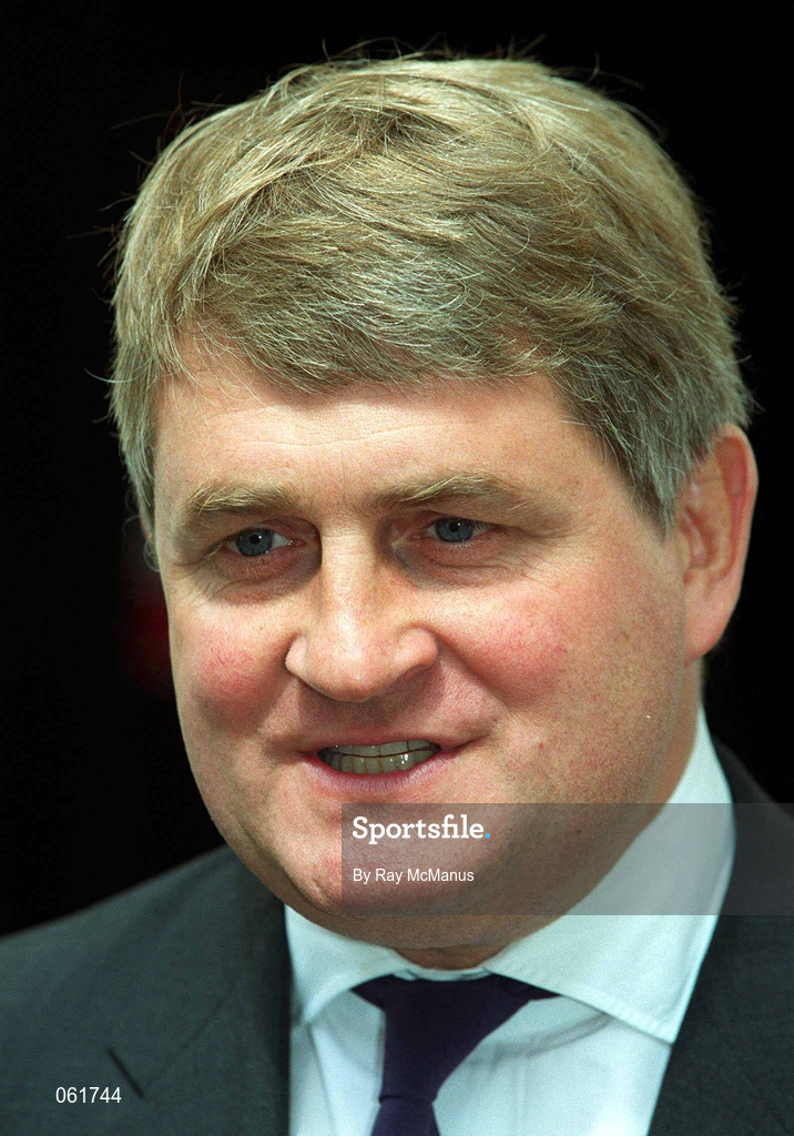 30 April 2001; Denis O'Brien, Chairman of the Organising Committee of the 2003 World Special Olympics which are being held in Ireland, at the 2003 Special Olympics World Games Host Town programme launch at the Bank of Ireland's Arts Cente in Dublin. Photo by Ray McManus/Sportsfile