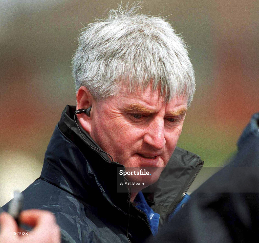 29 April 2001; Pat O'Keeffe, kit man to Cork Constitution and the British & Irish Lions, at the AIB All-Ireland League Rugby Division 1 match between Clontarf and Cork Constitution at Castle Avenue in Dublin. Photo by Matt Browne/Sportsfile