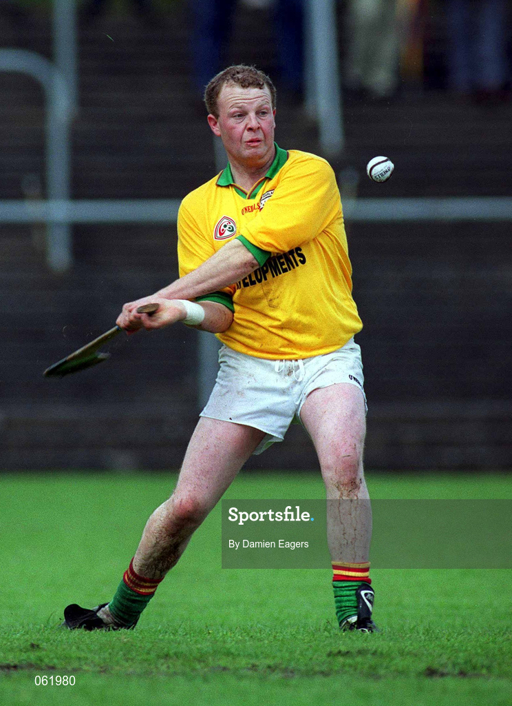 29 April 2001; Pat Fenlon of Carlow during the Guinness Leinster Senior Hurling Championship Preliminary Round match between Carlow and Laois at Dr Cullen Park in Carlow. Photo by Damien Eagers/Sportsfile