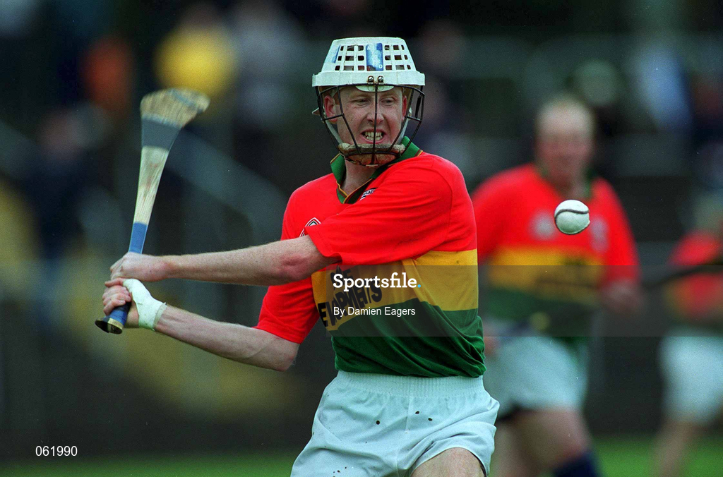 29 April 2001; Edward O'Grady of Carlow during the Guinness Leinster Senior Hurling Championship Preliminary Round match between Carlow and Laois at Dr Cullen Park in Carlow. Photo by Damien Eagers/Sportsfile
