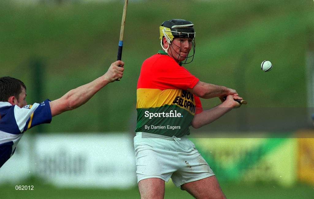 29 April 2001; Brian Murphy of Carlow during the Guinness Leinster Senior Hurling Championship Preliminary Round match between Carlow and Laois at Dr Cullen Park in Carlow. Photo by Damien Eagers/Sportsfile