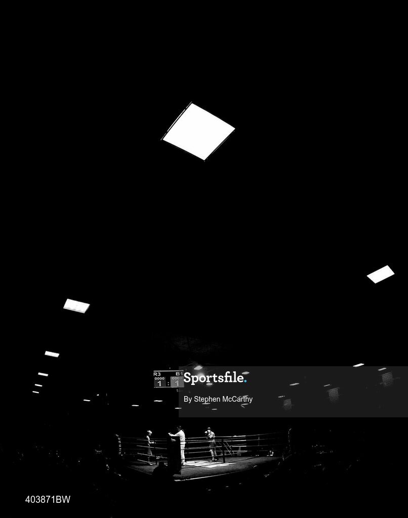 19 February 2010; A general view during the National Mens and Womens Elite National Boxing Championships, Preliminary Rounds. National Stadium, Dublin. Picture credit: Stephen McCarthy / SPORTSFILE