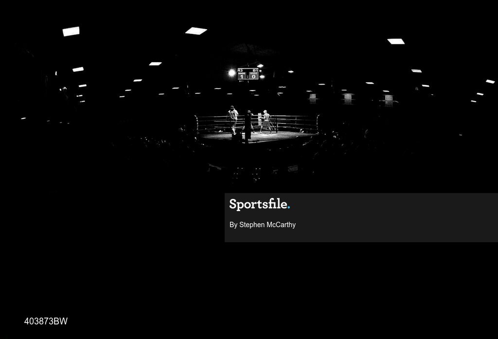 19 February 2010; A general view during the National Mens and Womens Elite National Boxing Championships, Preliminary Rounds. National Stadium, Dublin. Picture credit: Stephen McCarthy / SPORTSFILE