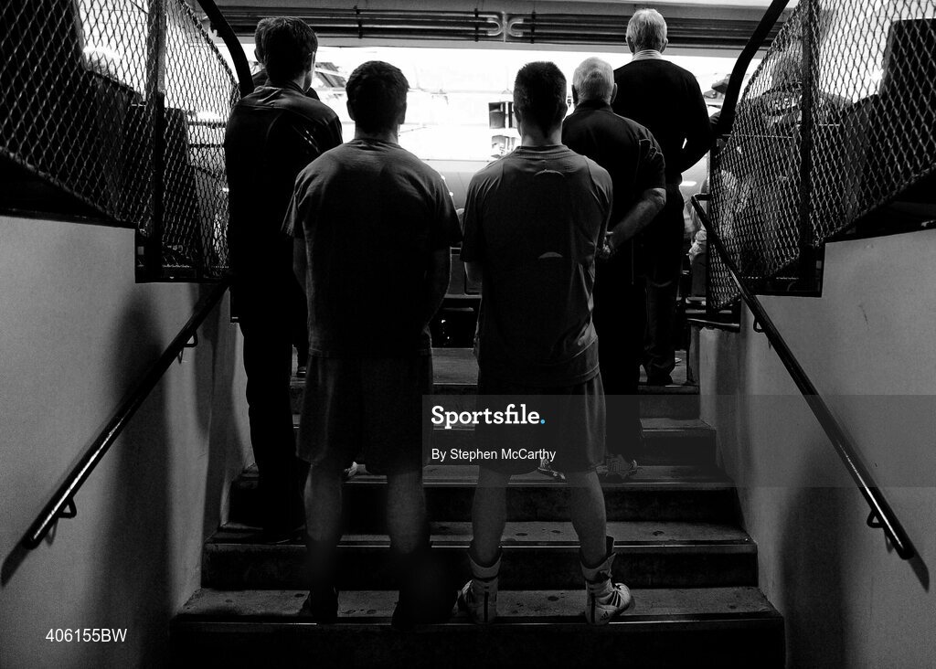 27 February 2010; Boxers await their bouts watch on at some of the rest of the evening's contests. National Mens Elite Championships Semi-Finals - Saturday, National Stadium, Dublin. Picture credit: Stephen McCarthy / SPORTSFILE