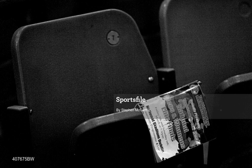 6 March 2010; A general view of the programme. Men's Elite & Women's Novice National Championships 2010 Finals - Saturday Evening Session, National Stadium, Dublin. Picture credit: Stephen McCarthy / SPORTSFILE